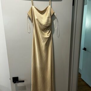 House of Harlow 1960 Gold Maxi Dress